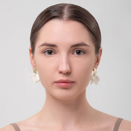 Серьги ассорти «Ветер», бабочка, малые, белые в золоте