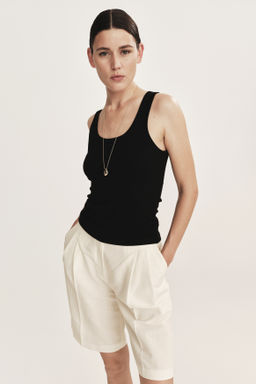 Bermudas en mezcla de lino - H&m фото 10