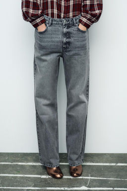 JEANS Z1975 STRAIGHT HIGH WAIST LONG LENGTH - Zara фото 10