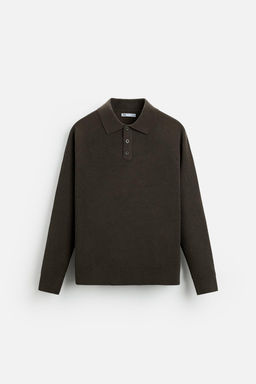 TEXTURED STITCHED POLO SHIRT - Zara фото 5