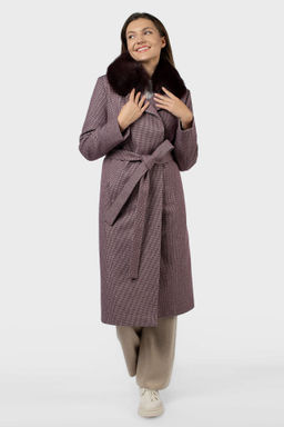 Мех натуральный (песец) Пальто утепленное Термофинн 100 г - El podio фото 2