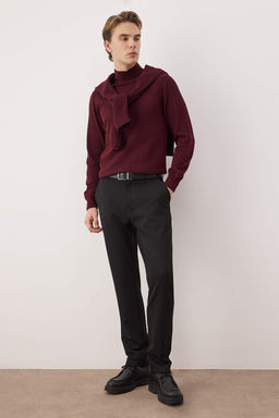 Lacivert Erkek Rahat Kesim Kumas Pantolon TMNAW26PL00025 - Trendyolmilla фото 7