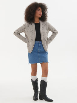 Кардиган л1342 бежевый - Стим фото 22