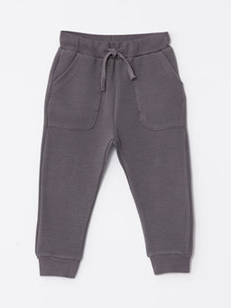 Bisiklet Yaka Uzun Kollu Bask?l? Erkek Bebek Sweatshirt ve E?ofman Alt 2li Tak?m - Waikiki фото 3