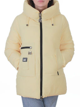 M-M07 YELLOW Куртка зимняя женская (150 гр. холлофайбер) - Fashion фото 3