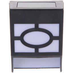 Цена за 4 шт. Фонарь садовый "Эстетика" 12*9*5 см, на солнечной батарее (свечение теплый белый) 1 LED