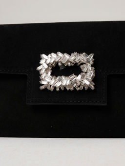 Клатч замшевый Deboro 31016 черный