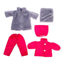 Кукла «Девочка» дидактическое пособие + набор одежды, МИКС