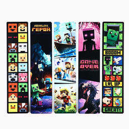 Цена за 3 шт. Закладки для книг, шпаргалки, 5 шт., картонные Пиксель - Artfox фото 2