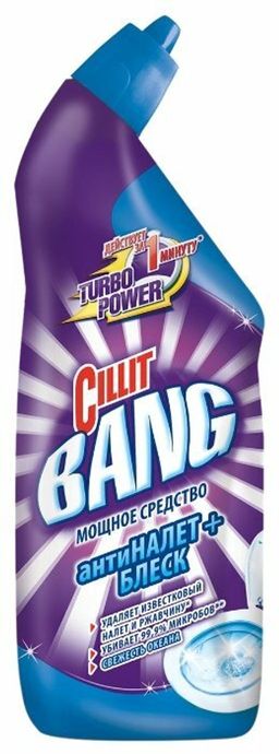 СИЛИТ Bang дез.ср-во д/туалета Антиналет+Блеск 750мл Свежесть океана