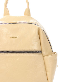 LACCOMA рюкзак Жизель-желто-бежевый эко кожа хлопок