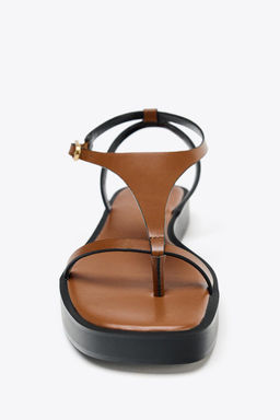 STRAPPY PLATFORM SANDALS - Zara фото 9