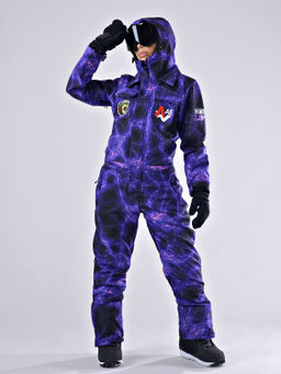 Женский зимний сноубордический комбинезон Alpha Endless 222/220518-2_013 Фиолетовый  фото 13