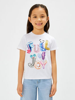 ACOOLA / Футболка детская для девочек Coimbra крем