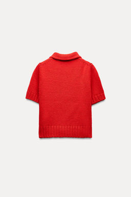 SHORT SLEEVE KNIT CARDIGAN - Zara фото 2