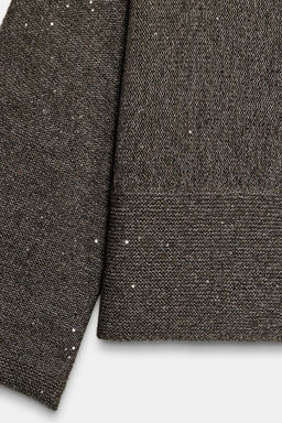 SEQUIN KNIT JUMPER - Zara фото 10