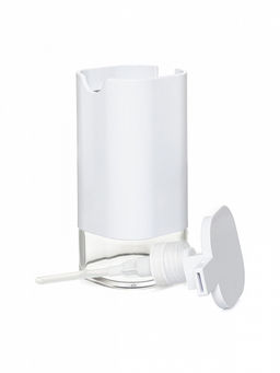 Диспенсер для жидкого мыла 9,9х7,7х16 белый ABS пластик, акриловый пластик - Denastia фото 4