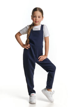 Комбинезон для девочки UD 7143 т.синий - Mini maxi фото 4