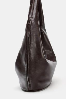 MAXI BUCKET BAG WITH SIDE ZIP - Zara фото 11
