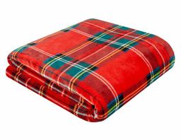 Покрывало-плед Шотландия фланель-микрофибра 200*220 см. - Лен поволжья фото 3