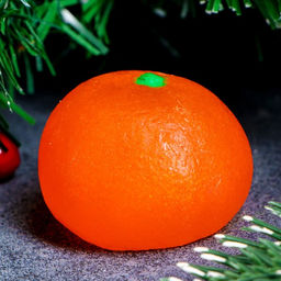 Цена за 2 шт. Фигурное мыло Мандарин 4х4х4см - Мыльные штучки фото 2