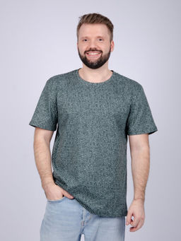 Футболка "ФМ-40" зеленая, трикотаж