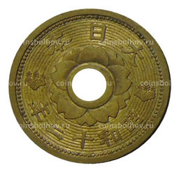 Монета 10 сен 1938 года Япония