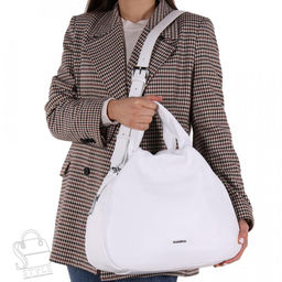 Сумка женская кожаная 99477 white Velina Fabbiano-Safenta/30 в Новосибирске