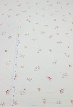 Перкаль Летняя прохлада - цветы, (комп), ш.2.35м, хлопок-100%, 110гр/м.кв - Купава фото 2