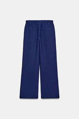 PANTAL?N PIJAMERO ESTRUCTURA ZW COLLECTION / Marino - Zara фото 6