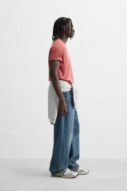 VARSITY FADED T-SHIRT - Zara фото 4