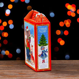 Цена за 5 шт. Подарочная коробка Квартет 16,8 х 7 х 25 см - Simaland фото 4