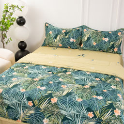 Комплект постельного белья Сатин с Одеялом 100% хлопок OB156 Евро 50-70 2 шт - Ситрейд фото 3