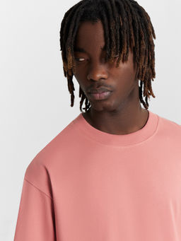 Футболка мужская розовая оверсайз св.терракотовый 111846