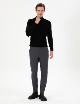 Мужские брюки из плотной ткани антрацитового цвета - U.s. polo assn фото 3