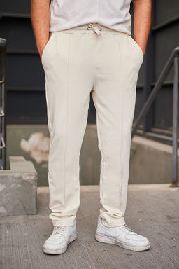 TRENDYOL MAN Siyah Regular/Normal Kesim Dokulu Dikis Detayl? Esofman Alt? TMNAW25EA00000 - Trendyolmilla фото 4