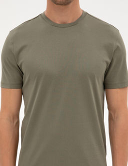 Haki Slim Fit Basic Ti__rt - Pierre cardin фото 13