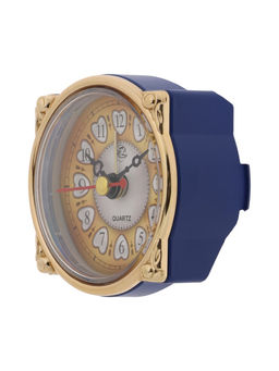 Часы-светильник "Ретро телефон", синий, с будильником, 28.5 х 18 х 18 см