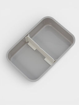 Ланч - бокс, контейнер для еды «Нордик», с приборами, 2 ячейки, 1.5 л, 22.5×17×8 см, пластик, МИКС