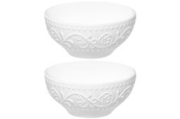 Набор 2 салатников 300 мл 11,5*11,5*5,8 см Ажур, фарфор NEW BONE CHINA - Elan gallery фото 5