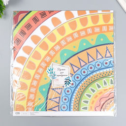 Цена за 5 шт. Бумага для скрапбукинга двусторонняя «Этника», плотность 180 г, 30.5×32 см