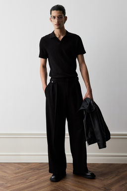 Polo texturizado Slim Fit