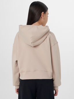 Толстовка для девочек бежевая на молнии - Mark formelle фото 2