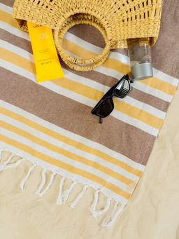 Покрывало-полотенце пляжное (хлопок) Тк№205/5/2 (90х180см) - Ганг фото 11