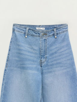 Джинсы укороченные с высокой посадкой ZR2604092323-101 / Zarina