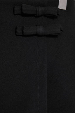 Siyah Mini Fiyonk Detayl? Dokuma Sort Etek TWOSS25SR00011 - Trendyolmilla фото 8