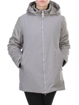 6021 GRAY Куртка демисезонная женская DATURA (100 гр. синтепон) - Fashion фото 2