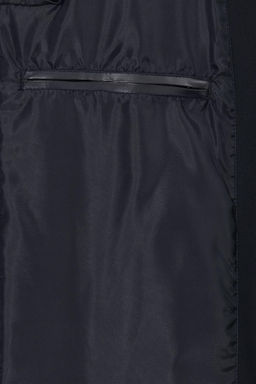 U. S. Polo Assn / Мужская темно-синяя кожаная куртка - U.s. polo assn фото 7