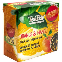 TeaTale/Сочные фрукты/ Апельсин/Манго / (658) чай черный вес 100 г (Рязанская ЧФ)