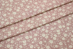 Муслин Премиум двухслойный гладкий Нежные грезы цв.пыльно-розовый, ш.2.5м, хлопок-100%, 130гр/м.кв - Купава фото 4